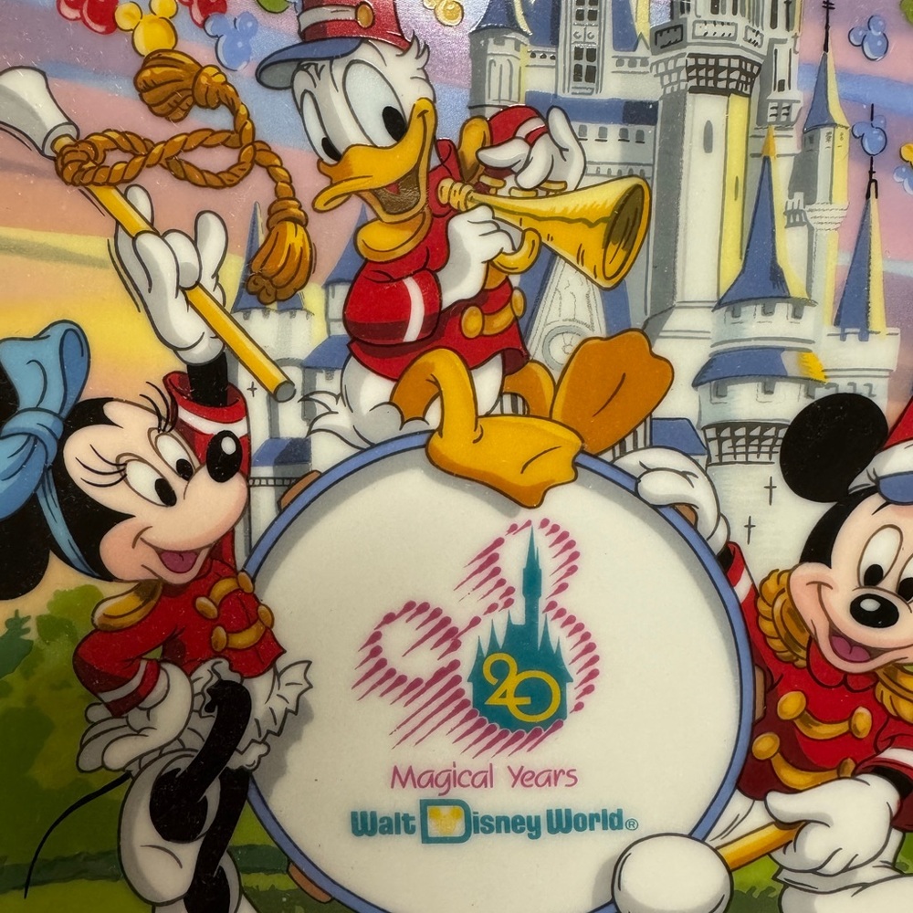 Disney 20th Anniversary Collectible Plate - Picture 3 of 5